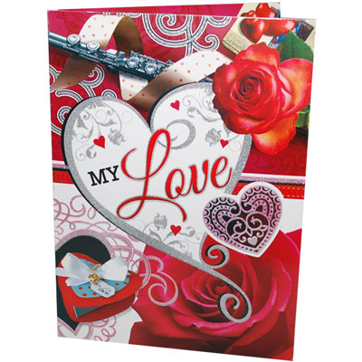 "Musical Love Greeting Card - Click here to View more details about this Product